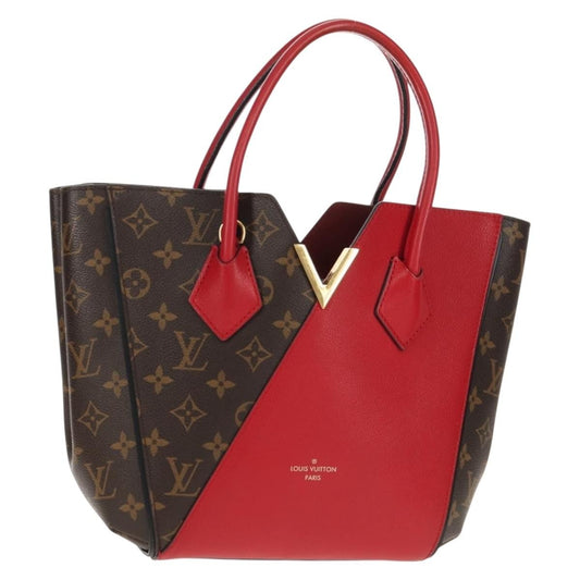 Louis Vuitton Kimono Handbag Monogram Canvas and Leather, Red, Canvas, Handbag