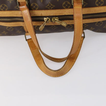 Louis Vuitton Sac Souple Handbag Monogram Canvas, BROWN, CANVAS, Travel bag