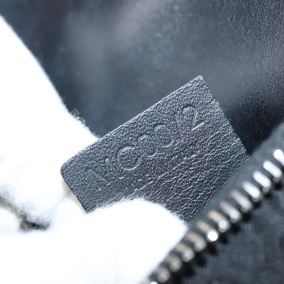 Celine C Macadam Handbag Canvas, BLACK, CANVAS, Handbag