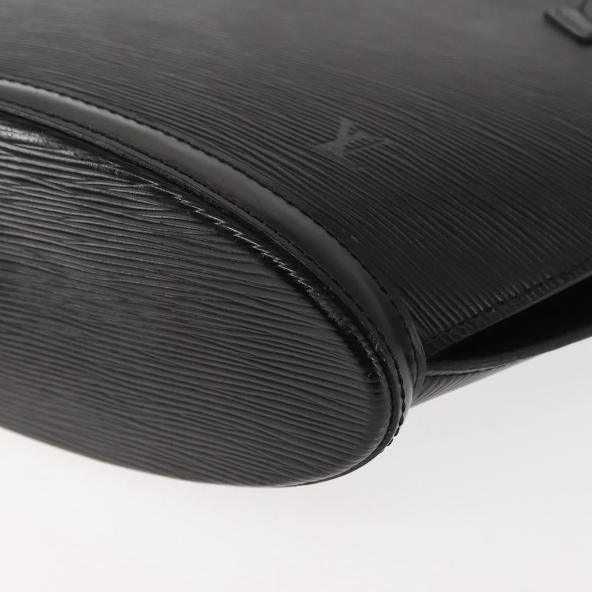 Louis Vuitton Saint Jacques Handbag Epi Leather, BLACK, LEATHER, Shoulder bag