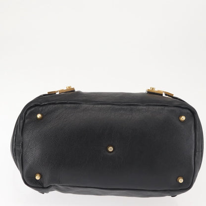 Chloe Cary Satchel Leather, BLACK, LEATHER, Shoulder bag