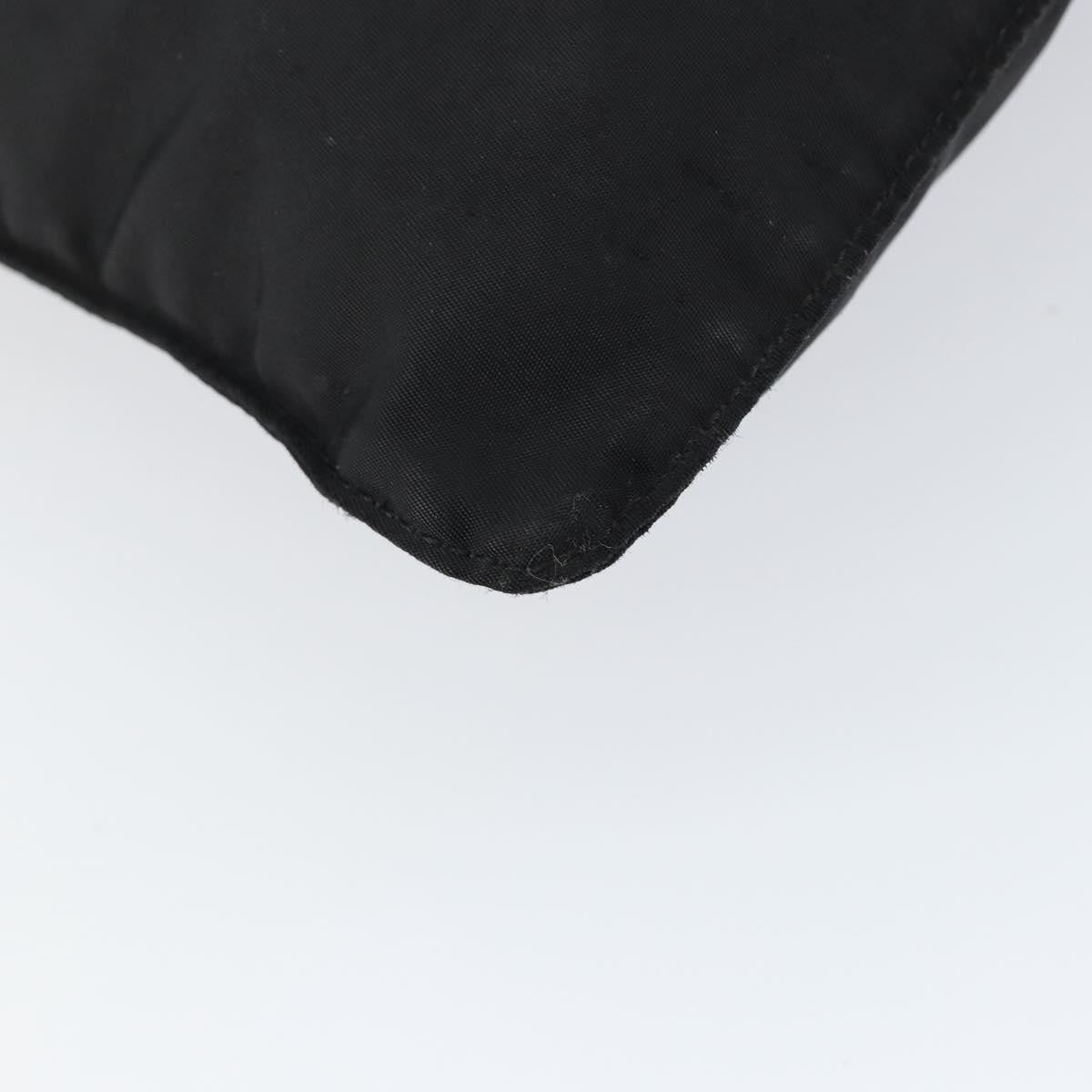 Prada Flat Messenger Bag Tessuto, BLACK, NYLON, Shoulder bag