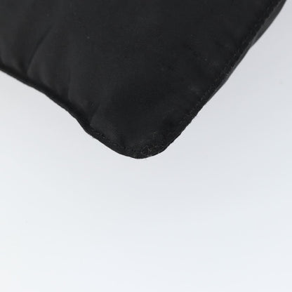 Prada Flat Messenger Bag Tessuto, BLACK, NYLON, Shoulder bag