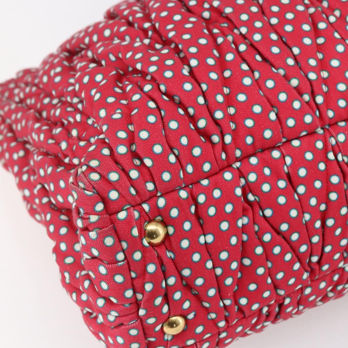 Miu Miu Shopper Tote Matelasse canvas, RED, CANVAS, Tote bag