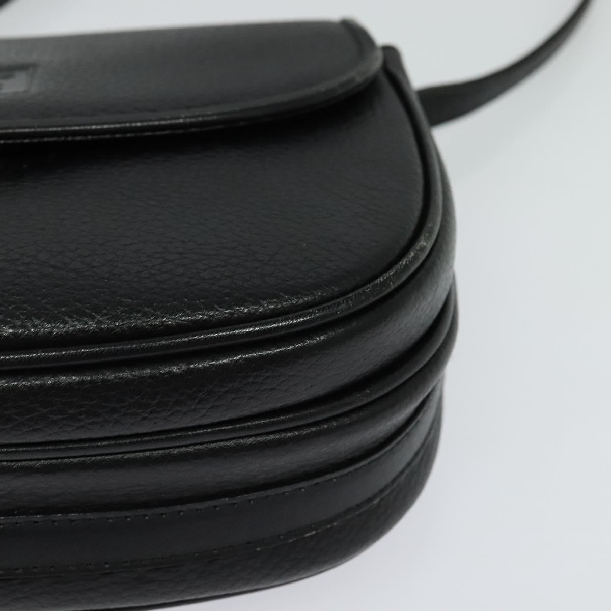 Burberry Flap Shoulder Bag Leather, BLACK, LEATHER, Shoulder bag