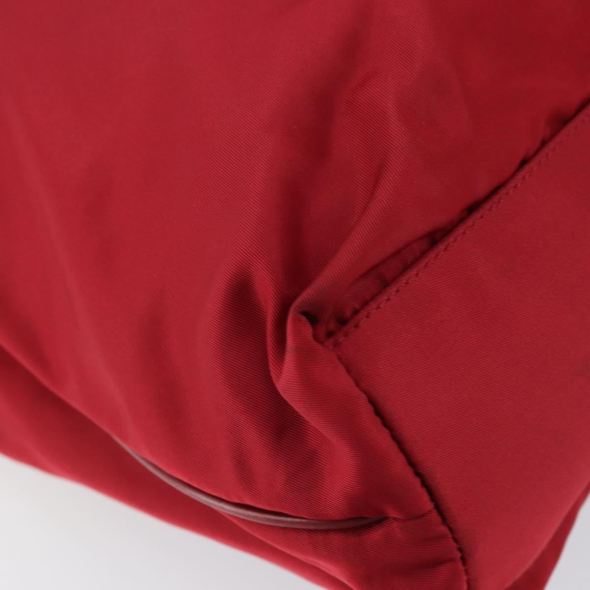 Prada Vintage Tote Tessuto, RED, NYLON, Tote bag