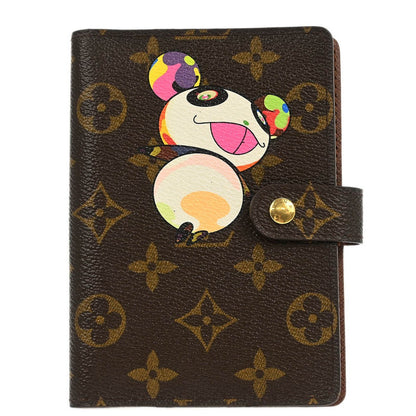 Louis Vuitton Agenda Cover Monogram Panda, BROWN, CANVAS, Wallets