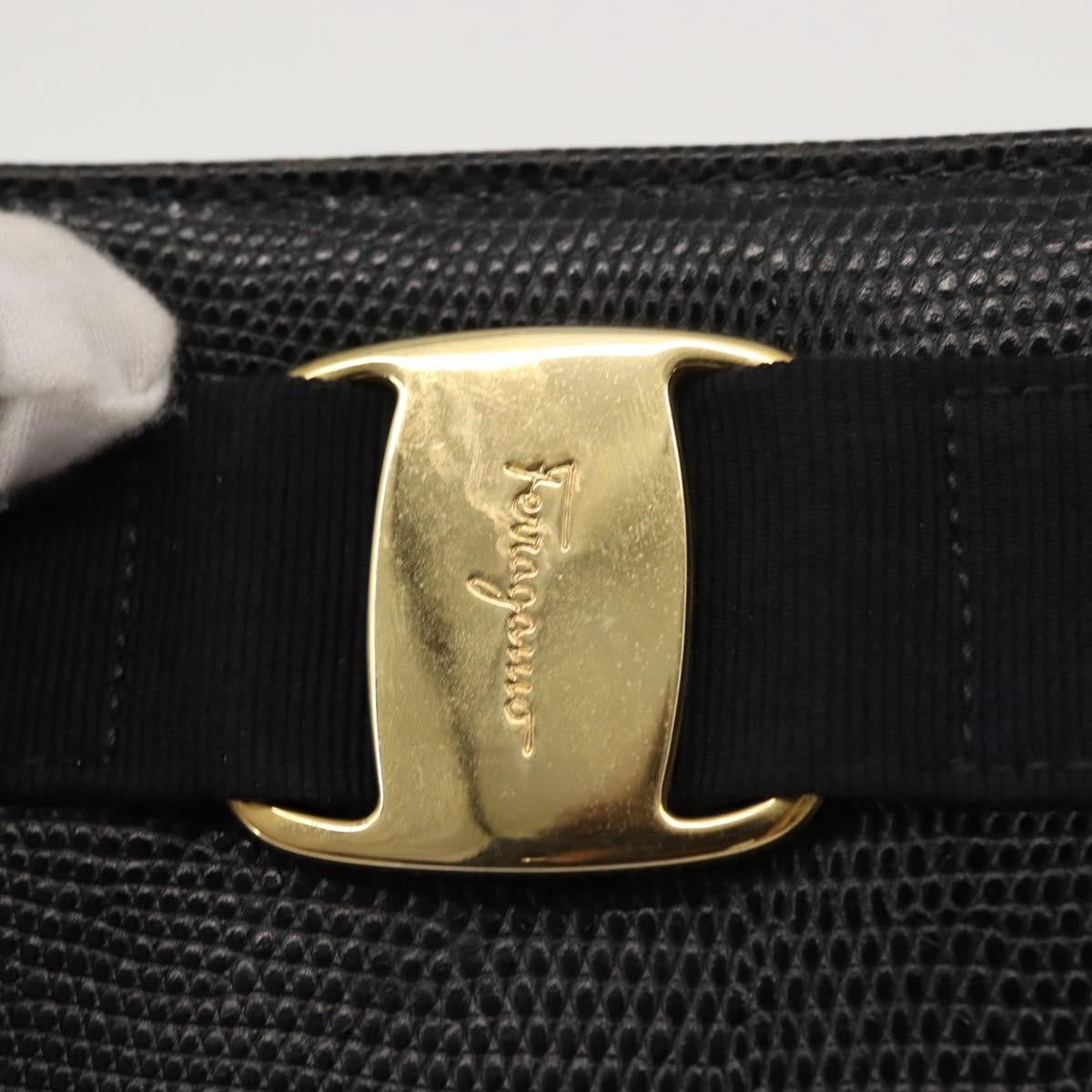 Salvatore Ferragamo Vala tote Leather, NAVY, LEATHER, Tote bag