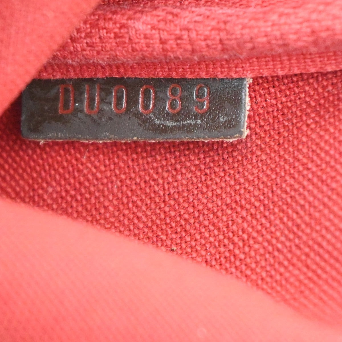 Louis Vuitton Eva Handbag Damier, BROWN, CANVAS, Clutche & pouche