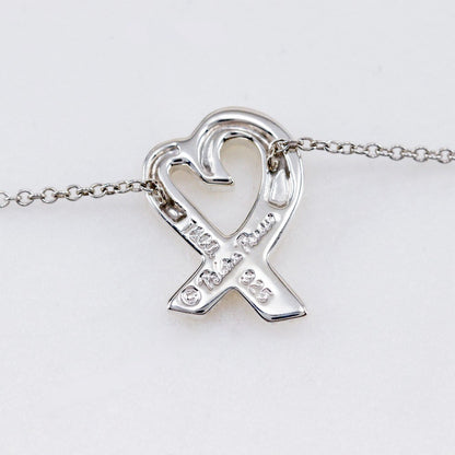 Tiffany & Co. Paloma Picasso Loving Heart Pendant Necklace Silver 925, SILVER, SILVER, Necklace