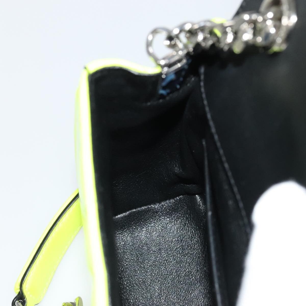 Saint Laurent Vicky Crossbody Bag Vertical Quilted Patent, YELLOW, PATENT_LEATHER, Crossbody bag