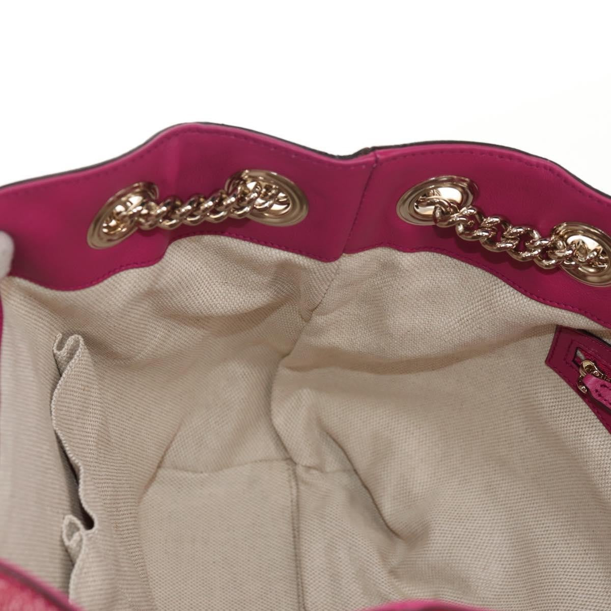 Gucci Soho Chain Strap Shoulder Bag Patent, PINK, PATENT_LEATHER, Shoulder bag