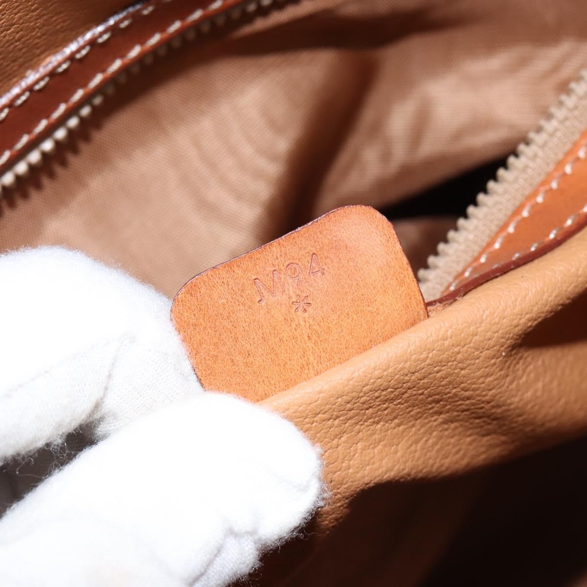 Celine Macadam Handbag Macadam with leather, BROWN, PVC,CANVAS, Handbag