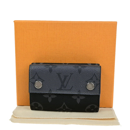 Louis Vuitton Discovery Wallet Reverse Monogram Eclipse Canvas, BLACK, CANVAS, Wallets