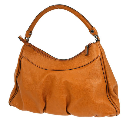 Gucci D Ring Hobo Leather, BROWN, LEATHER, Handbag