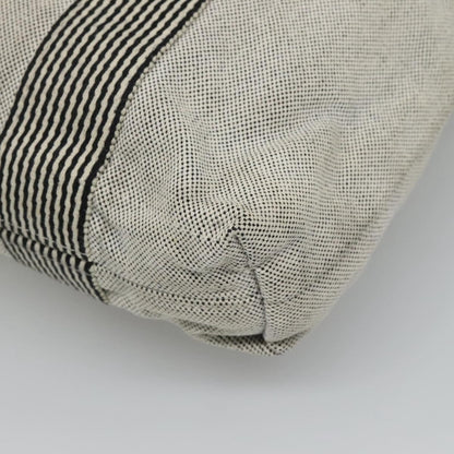 Hermes Fourre Tout Tote Canvas, GRAY, CANVAS, Tote bag