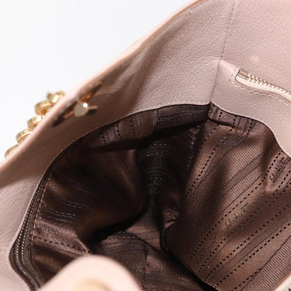 Salvatore Ferragamo Betulla Chain Tote Leather, PINK, LEATHER, Tote bag