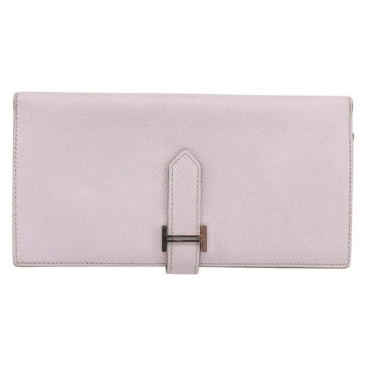 Hermes Bearn Wallet Epsom, PINK, LEATHER, Wallets