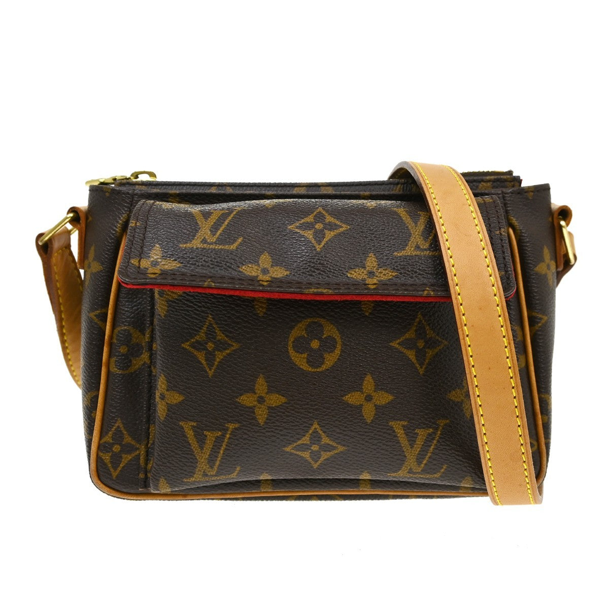 Louis Vuitton Viva Cite Handbag Monogram Canvas, Brown, Canvas, Shoulder Bag