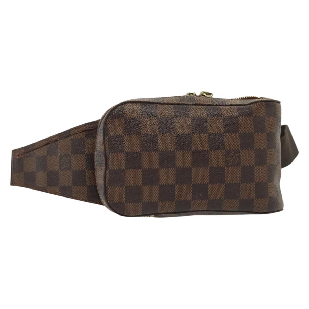Louis Vuitton Geronimos Waist Bag Damier, BROWN, CANVAS, Shoulder bag