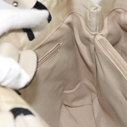 Salvatore Ferragamo Vala Handbag Nylon, BEIGE, NYLON, Handbag