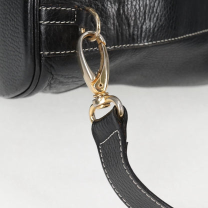 Hermes HERMES Shoulder Bag Leather, BLACK, LEATHER, Shoulder bag