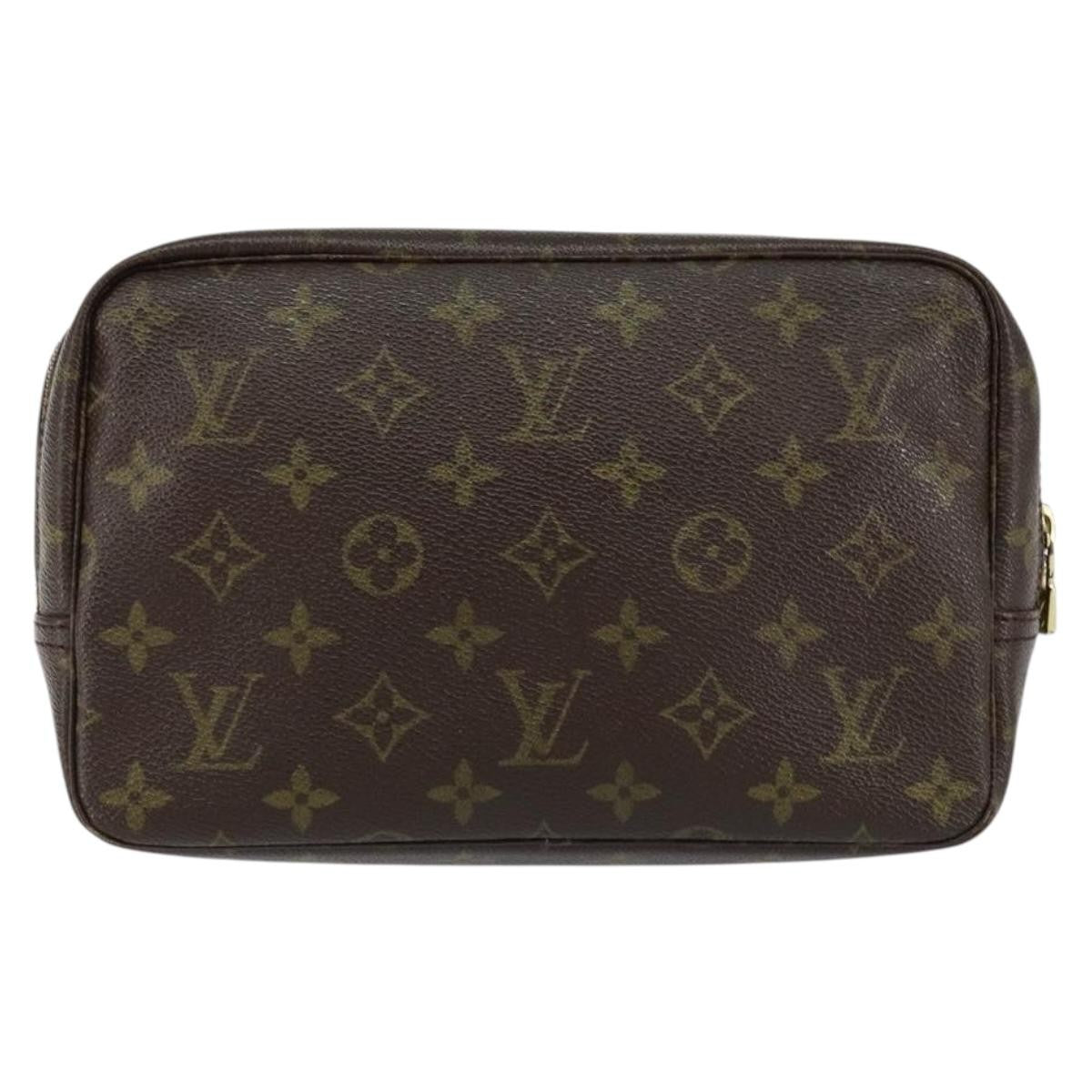Louis Vuitton Trousse Toiletry Pouch Monogram Canvas, BROWN, CANVAS, Toiletry Case