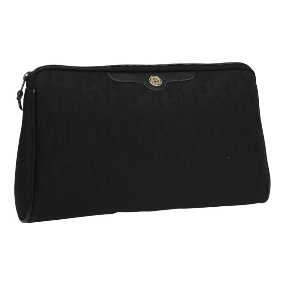 Christian Dior Trotter pouch Canvas, BLACK, CANVAS, Clutche & pouche