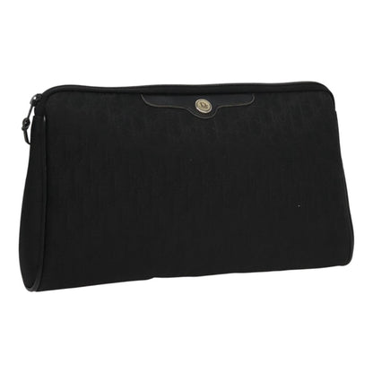 Christian Dior Trotter pouch Canvas, BLACK, CANVAS, Clutche & pouche