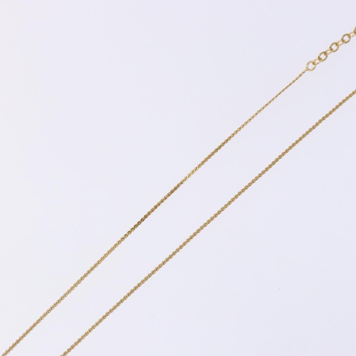 Christian Dior CD Round Pendant Necklace Metal, GOLD, METAL, Necklace