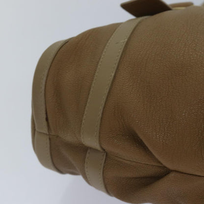 Bvlgari Doppio Handbag Leather, BROWN, LEATHER, Handbag