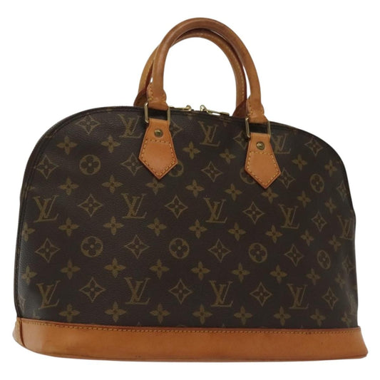 Louis Vuitton Alma Handbag Monogram Canvas, BROWN, CANVAS, Handbag