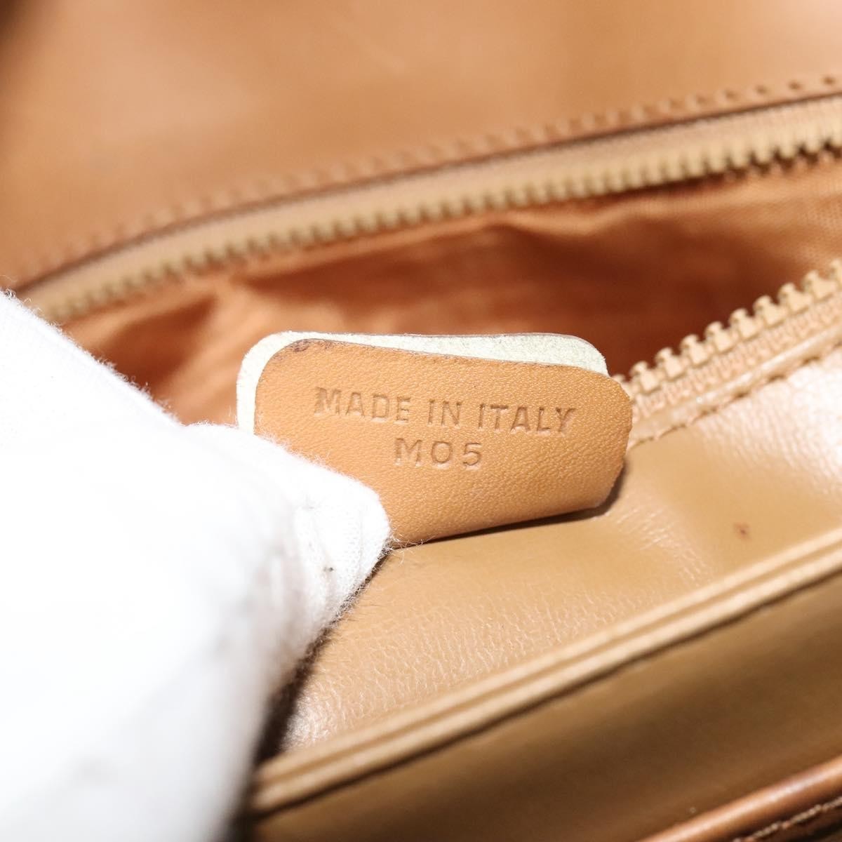 Celine Macadam Shoulder Bag PVC Leather, BEIGE, CANVAS, Shoulder bag