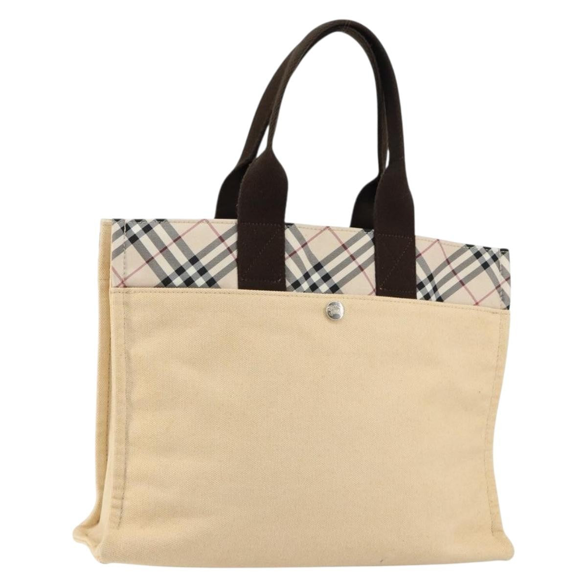 Burberry Blue Label Tote Bag Nylon, BEIGE, NYLON, Tote bag