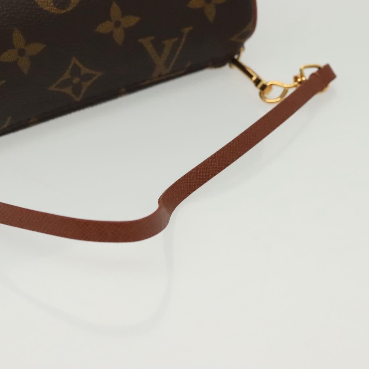 Louis Vuitton Papillon Pochette Monogram Canvas, BROWN, CANVAS, Handbag