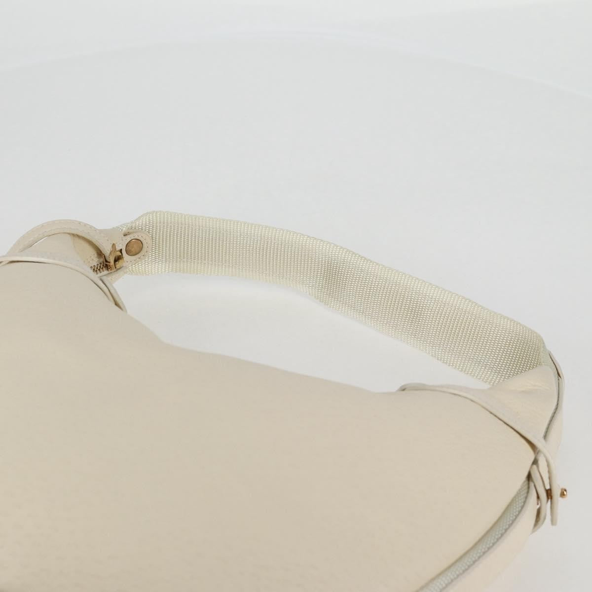 Salvatore Ferragamo Gancini Hobo Leather, BEIGE, LEATHER, Handbag