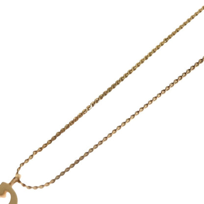Christian Dior CD Pendant Necklace Metal, GOLD, METAL, Necklace
