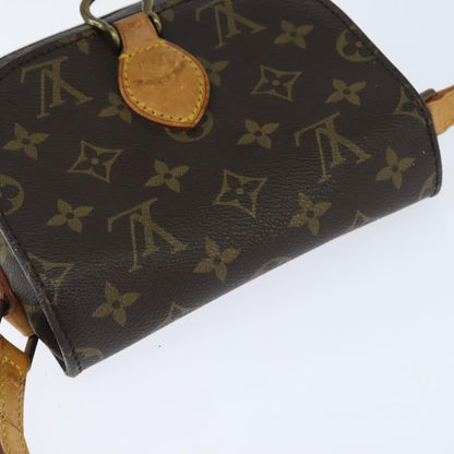 Louis Vuitton Saint Cloud Handbag Monogram Canvas, BROWN, CANVAS, Shoulder bag