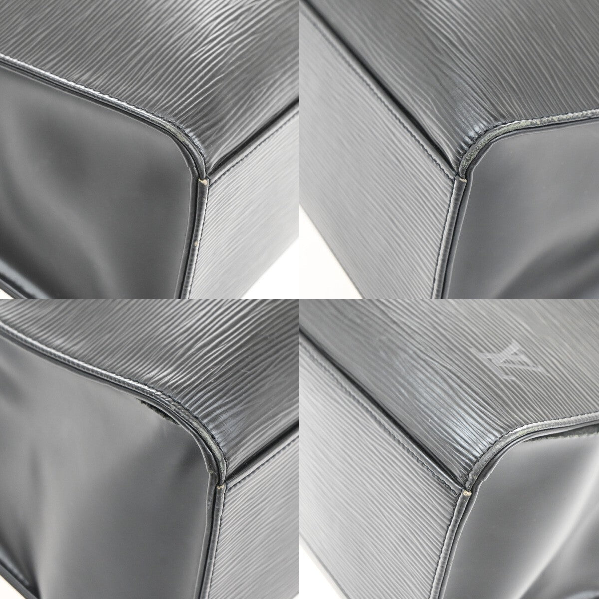 Louis Vuitton Z Gemeaux Tote Epi Leather, BLACK, LEATHER, Tote bag