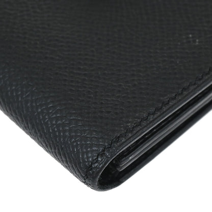 Hermes Bearn Wallet Epsom, Black, Leather, Wallet