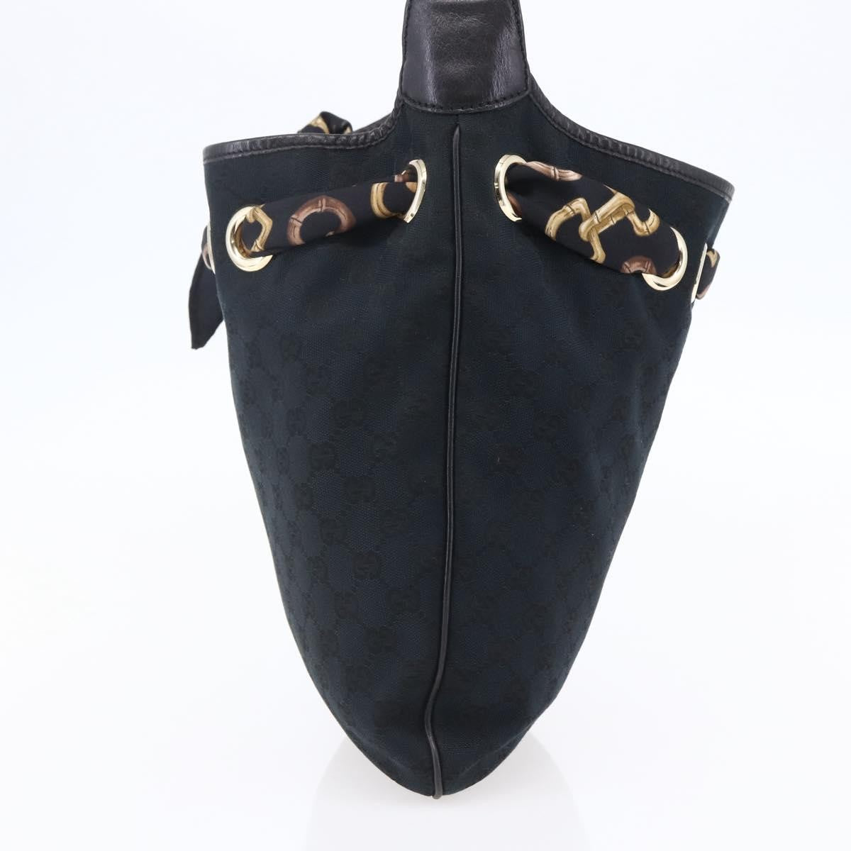 Gucci Positano Hobo GG Canvas, BLACK, CANVAS, Shoulder bag