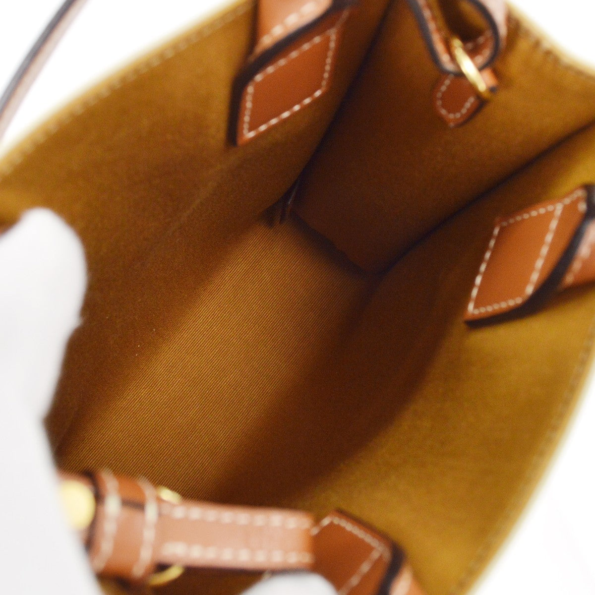 Celine Vertical Cabas Tote Triomphe Coated Canvas, WHITE, CANVAS, Tote bag