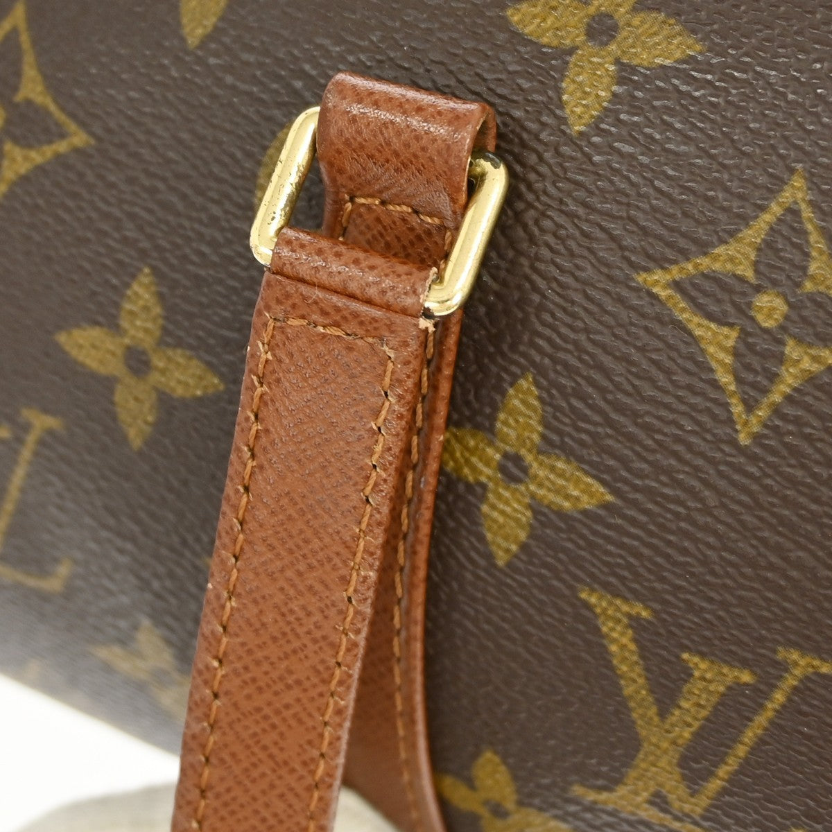 Louis Vuitton Papillon Handbag Monogram Canvas, Brown, Canvas, Handbag