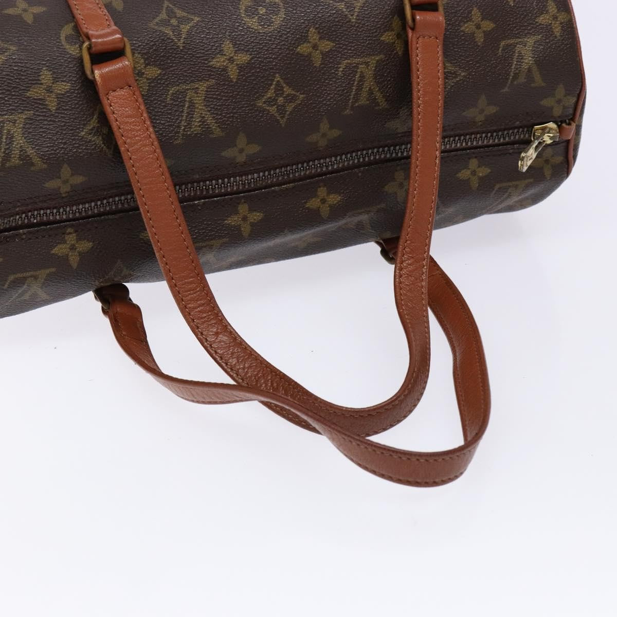 Louis Vuitton Papillon Handbag Monogram Canvas, BROWN, CANVAS, Handbag