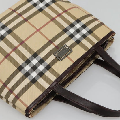 Burberry Nova Check Handbag Nova Check Canvas, BEIGE, CANVAS, Handbag