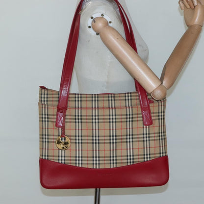 Burberry Nova Check Tote canvas check pattern, BEIGE, CANVAS, Tote bag