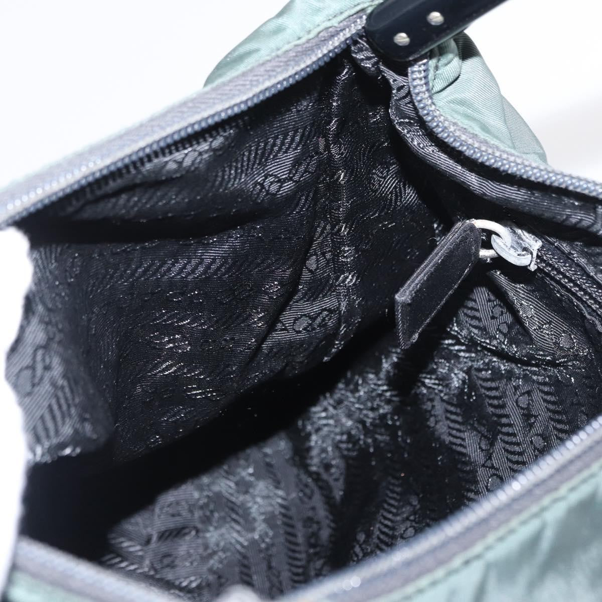 Prada Vintage Shoulder Bag Tessuto, GREEN, NYLON, Shoulder bag