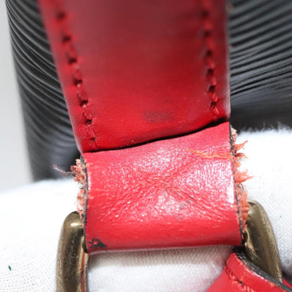 Louis Vuitton Bicolor Noe Handbag Epi Leather, BLACK, LEATHER, Shoulder bag