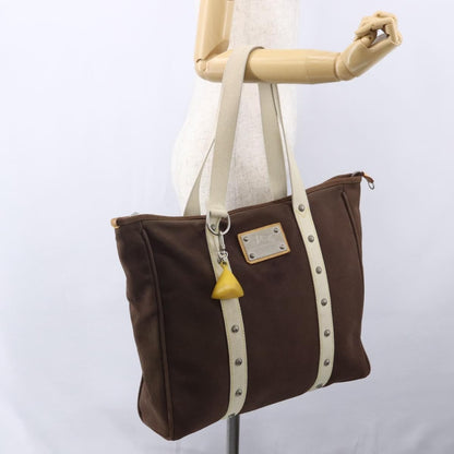 Louis Vuitton Antigua Tote Canvas, BROWN, CANVAS, Tote bag