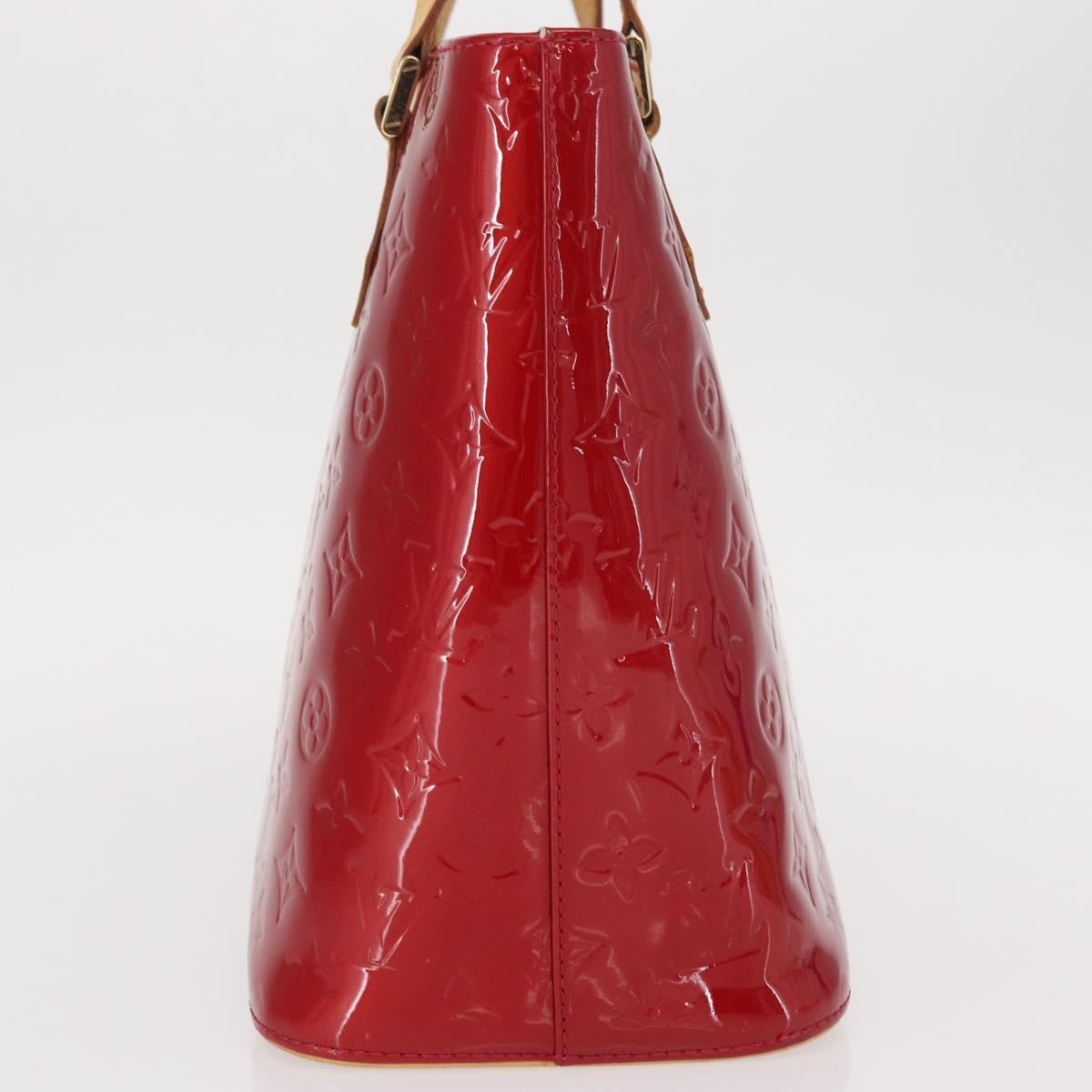 Louis Vuitton Houston Handbag Monogram Vernis, RED, PATENT_LEATHER, Handbag